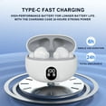 thumbnail image 5 of FNYOXU Wireless Earbuds, Bluetooth 5.3, Noise Cancelling, 55H Playtime, IP7 Waterproof, LED Display, Bass Stereo, for Android & iOS, 5 of 13