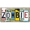 thumbnail image 2 of Zombie Cut Style Metal License Plate, 2 of 2