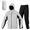 Light Gray, variant on Motorcycle Rain Suit for Men and Women, Two-Piece Waterproof and Breathable Motorcycle Rain Gear(Black Gray ,Medium）