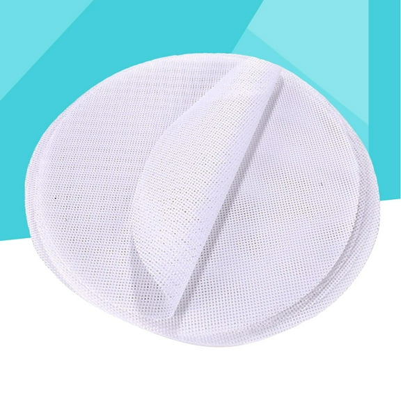 IBASETOY 5 Pcs Silicone Steamer Mat Non-stick White Round Shape for Steaming and Baking Kitchen Supplies