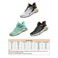 thumbnail image 2 of UKAP Mens Comfortable Sneakers Gym Fashion Training Mid Top Basketball Shoes Black 6, 2 of 2