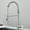 Brushed Nickel, variant on Matte Black & Brushed Nickel Single Handle Kitchen Faucet with Pull-Out Spray, Dual Function Water-Saving Tap, 304 Stainless Steel, Single Hole Installation