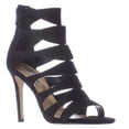 thumbnail image 1 of Womens Steve Madden Swyndlee Multi Strap Dress Sandals, Black, 8 US, 1 of 6