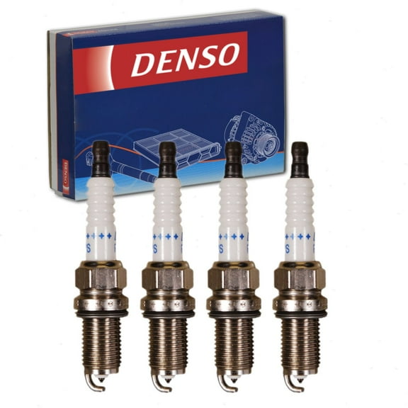 4 pc DENSO Double Platinum Spark Plugs compatible with Honda Civic 1.8L 2.0L L4 2007-2011