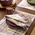 thumbnail image 2 of Better Homes & Gardens Upstate Plaid Cotton Linen Table Place Mat, 2 of 5