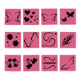 thumbnail image 2 of 12 plantillas profesionales de patrones corporales, plantilla de dibujo, herramienta de bricolaje reutilizable de arte decorativo, para escenario, Colco plantillas, 2 of 6