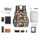 thumbnail image 4 of Balery Colorful Roses Mochila ligera para hombre y mujer: duradera e impermeable, ideal para la escuela, el trabajo, viajes y uso diario., 4 of 7