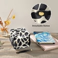 thumbnail image 3 of Leopard Pattern Tissue Box Cover Leather Square Rectangle Tissue Box Holder for Bathroom Living Room Desk Office Decor, 3 of 7