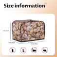 thumbnail image 5 of Vsdgher Colorful Seashells 2 Slice Toaster Cover, Appliance Covers Toaster Cover Fits for Most Standard 2 slice Toasters, 5 of 7