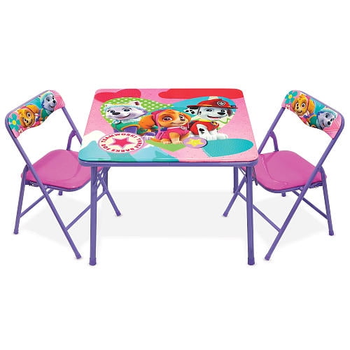 paw patrol childrens table and chairs