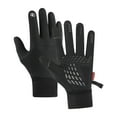 thumbnail image 1 of Guantes cálidos de invierno con forro suave, guantes térmicos para trabajar al aire libre, deportes y conducir Negro, 1 of 8