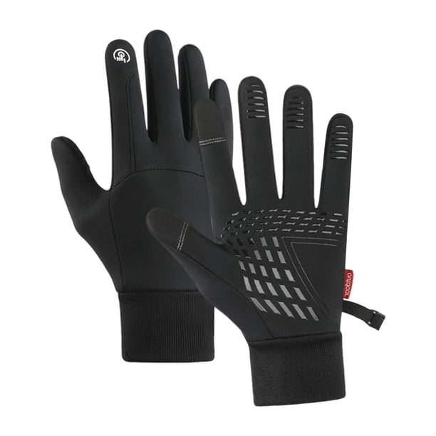 Guantes cálidos de invierno con forro suave, guantes térmicos para trabajar al aire libre, deportes y conducir SG