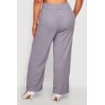 thumbnail image 4 of Women's Plus Size Wide Leg Textured Knit Pants, 4 of 4