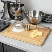 GL-Bamboo Extra Large Bamboo Cutting Board, 15.7 x 10.6 x 0.9 in, Juice Groove