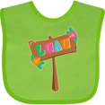 thumbnail image 3 of Inktastic Luau Sign Boys or Girls Baby Bib, 3 of 4