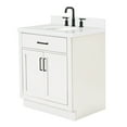 thumbnail image 6 of Ariel Hepburn 31 In. Oval Sink Vanity With White Quartz Countertop 1.5" Edge In White, 6 of 10