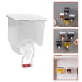 thumbnail image 1 of Oleegame 1PC Spice Dispenser Mini Kitchen Non - Nail Wall - Mounted Seasoning Box Non - T-race Paste Seasoning Box White, 1 of 2