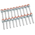 thumbnail image 4 of 20 piezas de conexión de púas para manguera de aire acondicionado, de aluminio recto, de alta resistencia, universal, para coches y camiones, 3/8 pulg., 4 of 14