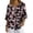 Hummingbird Cherry Blossom, variant on Jiueut Swallow Clouds Cherry Blossom Print Shirt for Women 3/4 Length Sleeve V Neck Button Tunic Blouse Linen-Style Casual Womens Tops