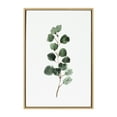 thumbnail image 2 of Kate and Laurel Sylvie Eucalyptus 3b Framed Canvas Wall Art by Maja Mitrovic of Makes My Day Happy, 23x33 Natural, Modern Farmhouse Art Wall Décor, 2 of 6