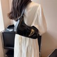 thumbnail image 2 of Bolso de hombro para mujer, bolso de moda para axilas, bolsos de mano informales plisados ​​(negro) Likrtyny Para Estrenar, 2 of 5