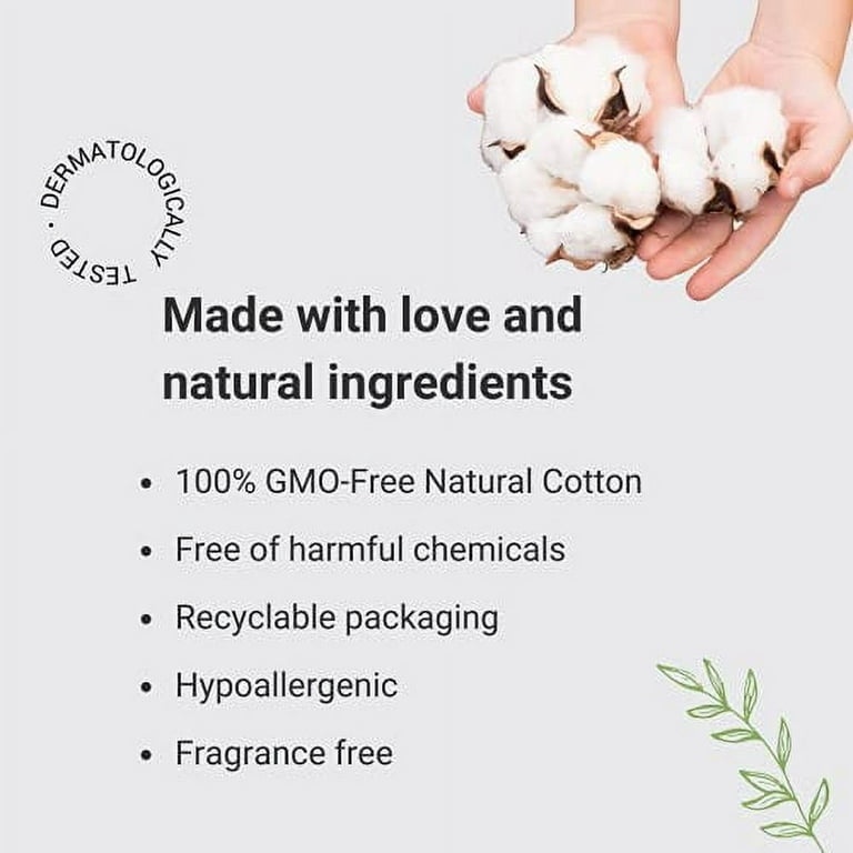 Veeda 100% Natural Cotton Applicator Free Tampons Super Absorbent Comfort  Digital Super Tampons Chlorine Toxin and Pesticide free, 32 Count 