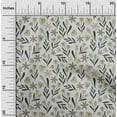 thumbnail image 2 of oneOone Cotton Flex Light Green Fabric Floral Quilting Supplies Print Sewing Fabric By The Yard 40 Inch Wide, 2 of 5