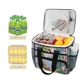 thumbnail image 2 of FORMRS Insulated Cooler Bag 24 Cans Capacity Soft Leakproof Lunch Box with Side Pockets, Floral Seaside, 2 of 7