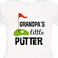 thumbnail image 4 of Inktastic Golfing Grandpa Little Putter Boys or Girls Long Sleeve Baby Bodysuit, 4 of 5