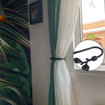 ELAYARD Decorative Metal Leaf Curtain Tieback - 1 Piece Leaf Design Tiebacks for Home Window Drapes