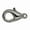 Gunmetal Black, variant on 30 BdBeads 12mm (1/2 inch) Long Lobster Claw Clasps with Ring Hole and Lever Latch for Secure Metal Jewelry Ends (Silver Plated)