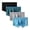 4pack/04, variant on Men's Ice Silk Boxer Brief Set,Underwear for Men 4Pack M