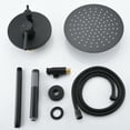 thumbnail image 4 of PROOX 10" Rain Showerhead and Shower Handheld Combo Ceiling Mounted Shower Set with Valve, 4 of 7