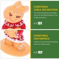 thumbnail image 7 of LOLIPPYY Christmas Gingerbread Man Ornament for Desktop, Festive Xmas Table Decoration for Holiday Season, 7 of 7