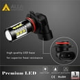 thumbnail image 5 of Alla Lighting Extremely Super Bright 9045 9040 9140 H10 9145 LED Bulb High Power 80W CREE 6000K Xenon White LED 9140 H10 9145 Fog Light Bulbs Lamps Replacement, 5 of 9