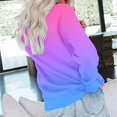 thumbnail image 3 of Admvng Sweatshirt for Women Fashion Loose Round-Neck Long Sleeve Pocket Blouse Tops，Size S-2XL, 3 of 6