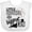 AA-White, variant on Inktastic Little Brother and Biggest Fan Baseball Family Fan Boys or Girls Baby Bib