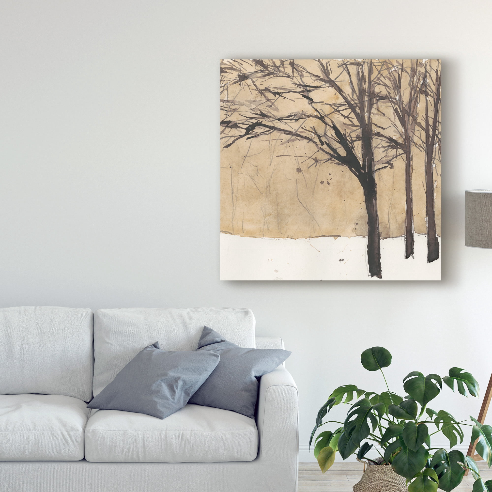 Trademark Fine Art 'Forest Sketch II' Canvas Art by Samuel Dixon