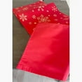 thumbnail image 5 of Fennco Styles Holiday Foil Print Snowflake Table Runner 16" W x 54" L - Red Woven Table Cover for Home Décor, Banquet, Family Gathering, Christmas, Special Occasion, 5 of 5