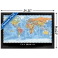 thumbnail image 2 of Map - World Wall Poster, 22.375" x 34", 2 of 4