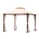 thumbnail image 1 of VEVOR Gazebo de patio para 6-8 personas, 10 x 10 pies, con mosquitero, estructura de metal y poliester recubierto de PU de 180 G, refugio para exteriores para patio, jardín, terraza, 1 of 9