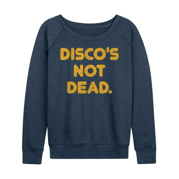Instant Message - Discos Not Dead - Women's Lightweight French Terry Long Sleeve Shirt