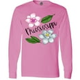 thumbnail image 3 of Inktastic Mississippi Magnolia Flowers and Leaves Long Sleeve T-Shirt, 3 of 5