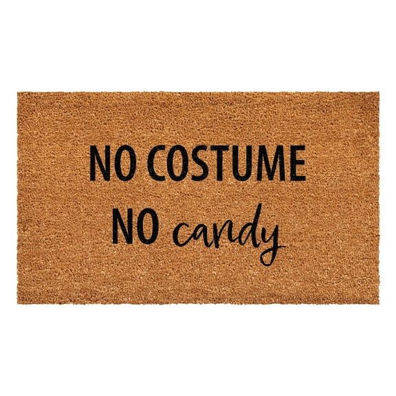 Calloway Mills 111912436 No Costume No Candy Doormat 24" x 36"