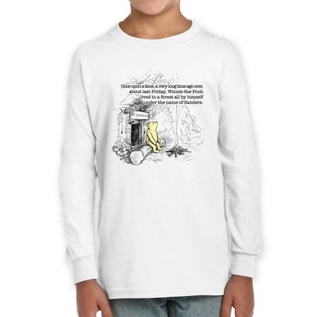 

Pooh Bear Once Upon A Time Long Sleeve Toddler -Smartprints Designs 4 Toddler