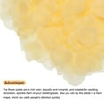 thumbnail image 4 of Silk Artificial Flower Rose Petals, Champagne Color Faux Flowers 2x2" 1200Pcs, 4 of 5