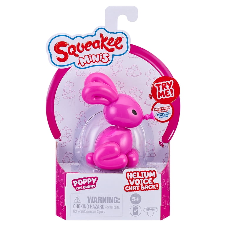 タッパーウェア　新品　Bell Poppy & Mini Poppy セット Squeakee Minis: Poppy the Bunny - Inflate, Pop, Interact & Love