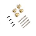 thumbnail image 1 of braveheart Drive Adapter Wheels Hub Metal RC Remote Control Cars Combiner Mountings Accessory Interior Repairing Conversion 4*4 Set Harden 4*4 Set, 1 of 6