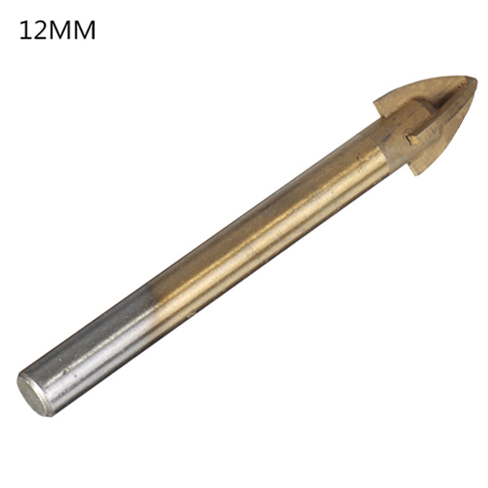 6-12mm Tungsten Ceramic Drill Bit Carbide Tile Glass Cross Spear Head Drill TK 