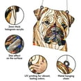 thumbnail image 3 of 89Bloom Chinese Shar-pei Stained Glass Hologram Ornament, Dog Stained Glass Suncatcher Ornaments Home Decor, Dog Holographic Ornaments, 3 of 7